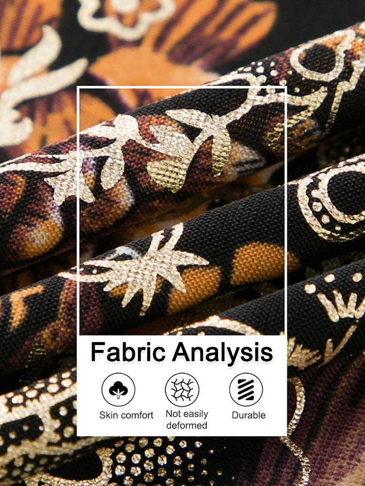 Hot stamping pattern ice silk men's short-sleeved shirt