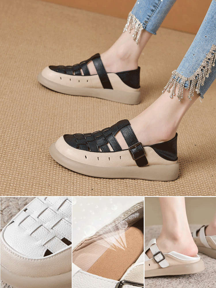 패셔너블 펀칭 양용 샌들