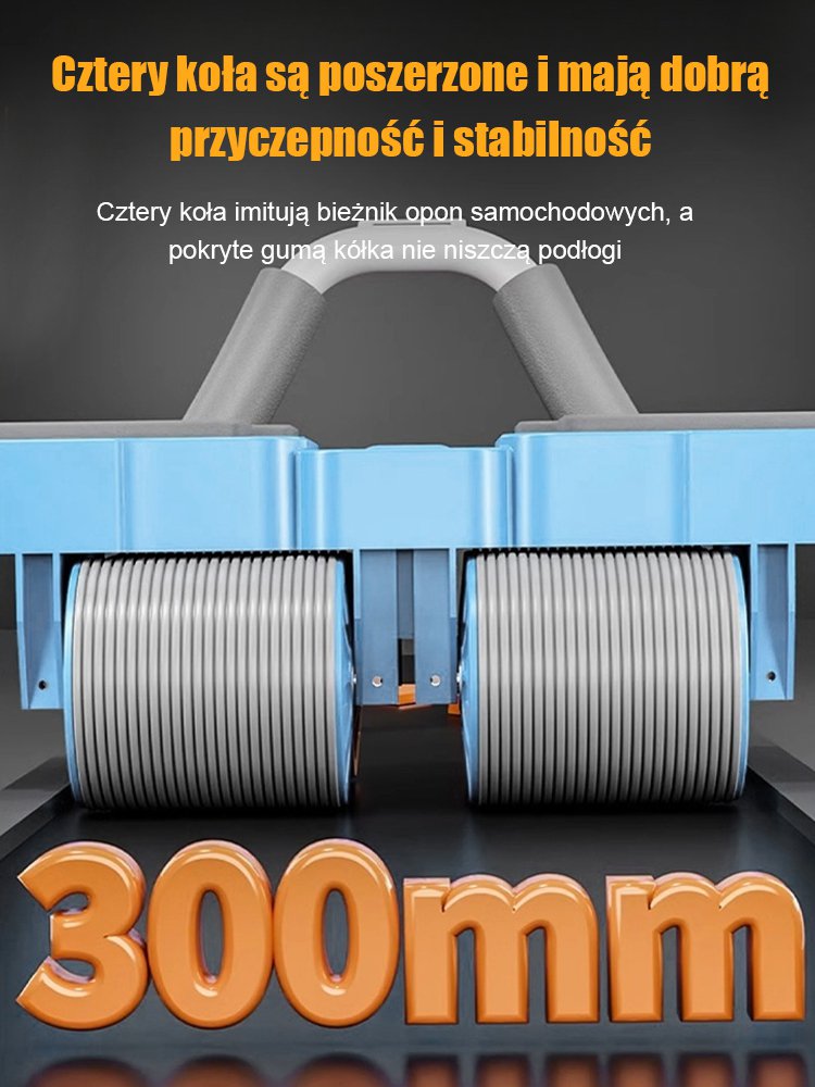 Cztery rundy automatycznego podciągania brzucha i zwijania koła fitness brzucha