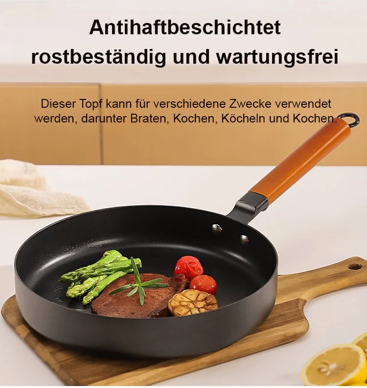 Hochpräzise Eisenpfanne in moderner Küche
