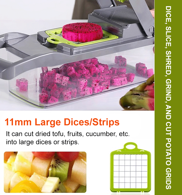 16pcs Multifunctional Vegetable Cutter