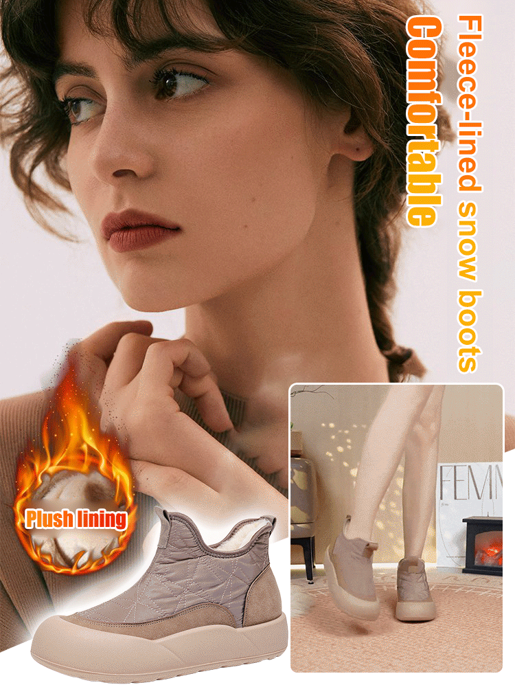 Winter warm sheep wool snow boots