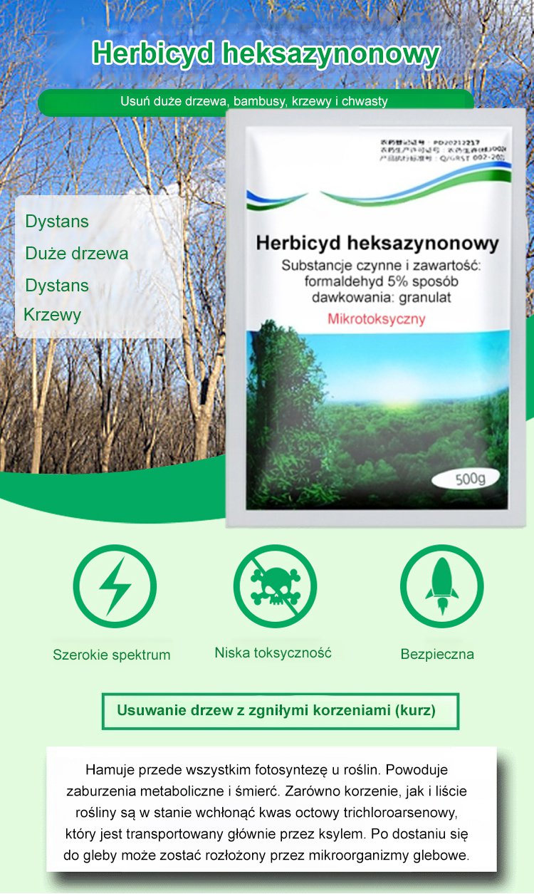 Efekty działania herbicydu na bazie bambusa