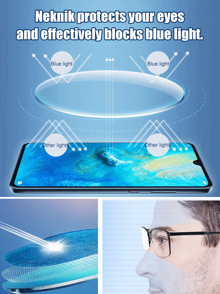 Blue light blocking multifocal photochromic glasses