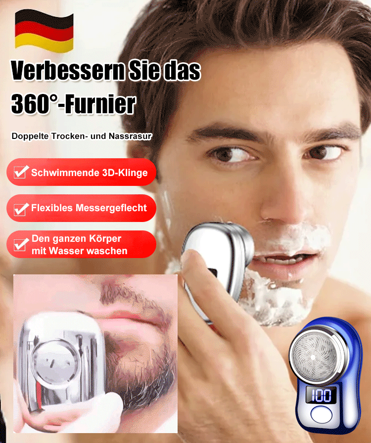 Tragbarer Rasierapparat