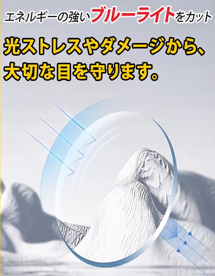 度付き調光メガネ