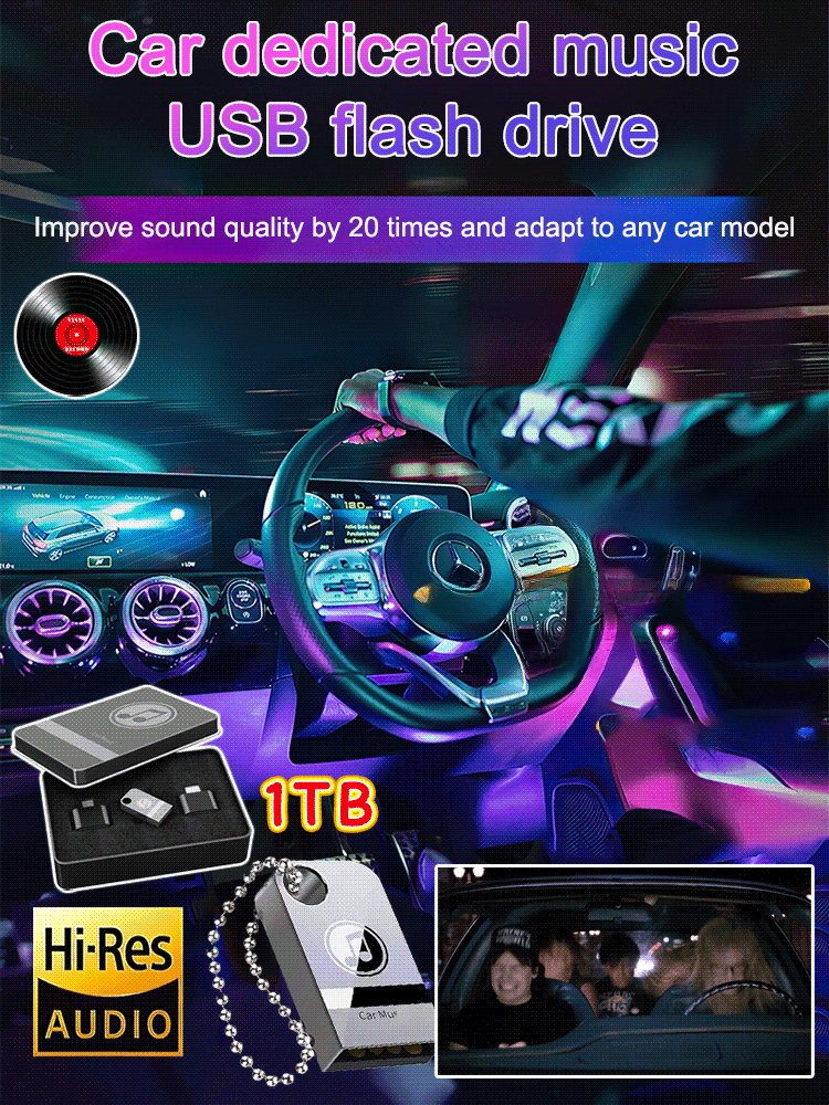 【Car Music USB Flash Drive】High Quality Popular Songs USB Flash Drive