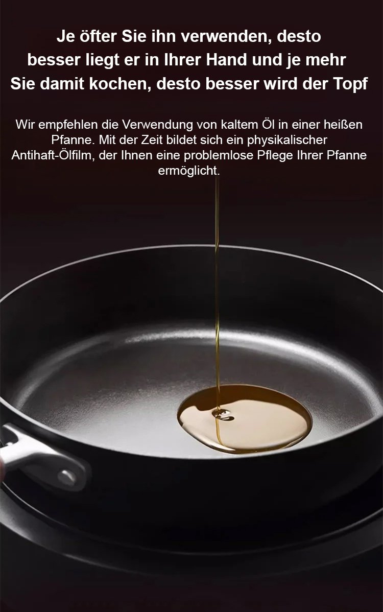 Eisenpfanne für gleichmäßige Wärmeverteilung