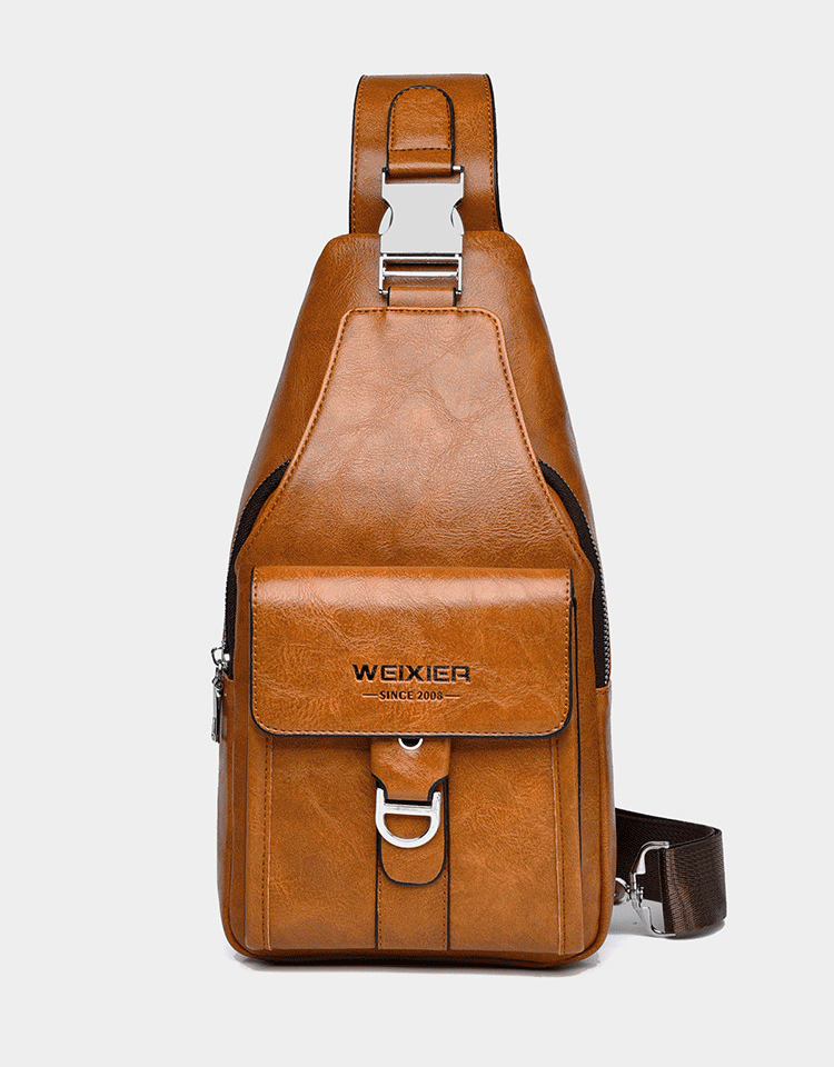 genuine leather  crossbody bag