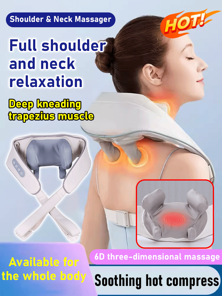 Cervical Clip Kneading Hot Compress Electric Massager