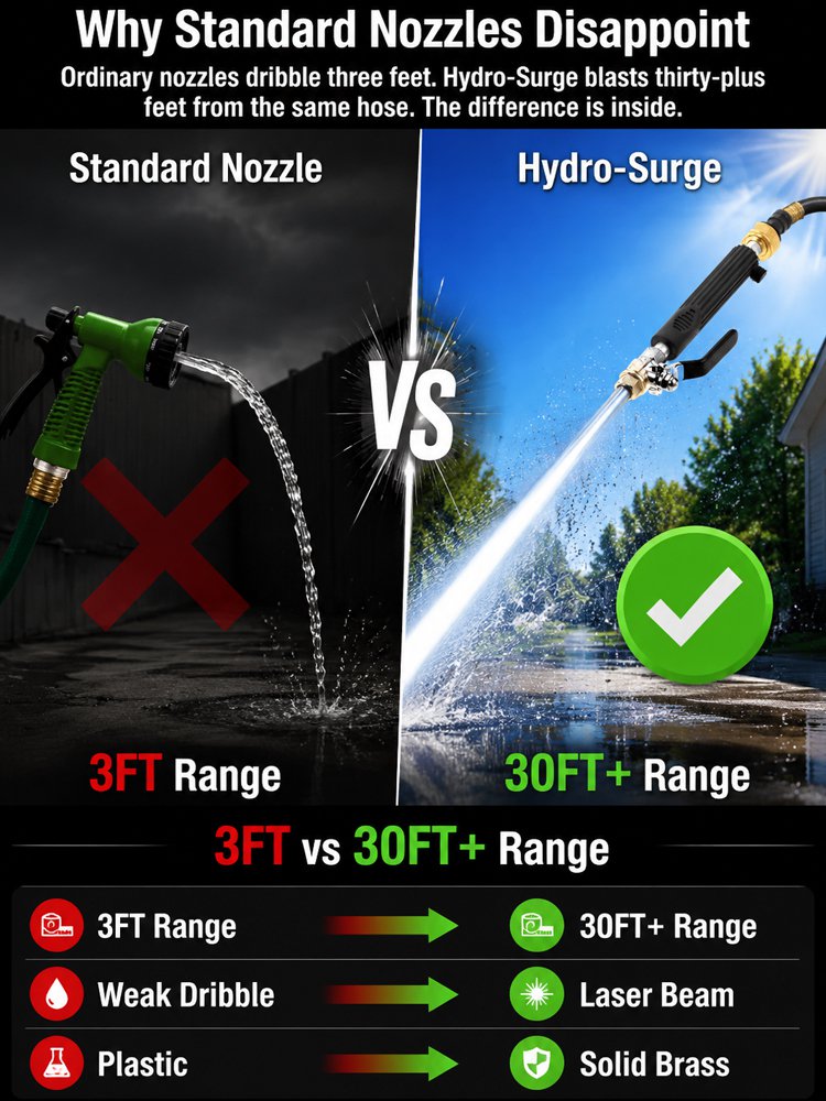 Military Grade High Pressure Cleaning Water Gun Nozzle