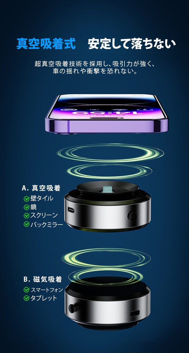 車載用として使えるスマホホルダー