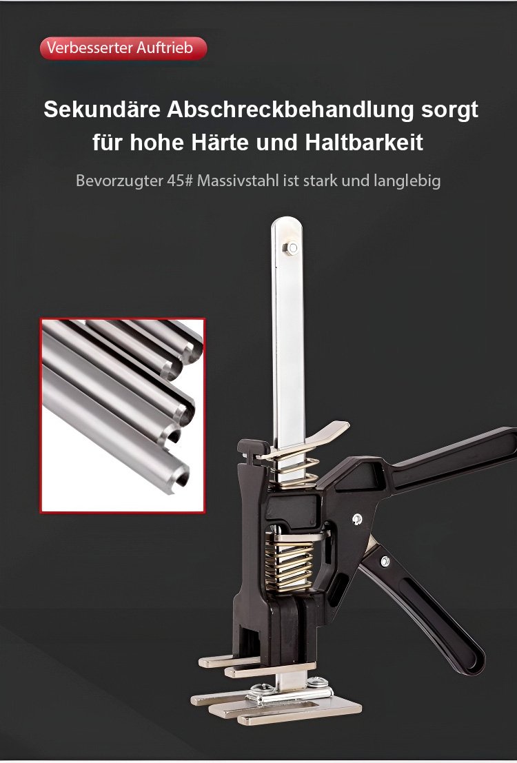 Stabile Höhenverstellung aus Metall