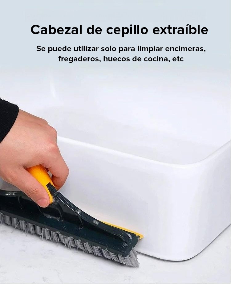 Cepillo limpiador con esponja integrada