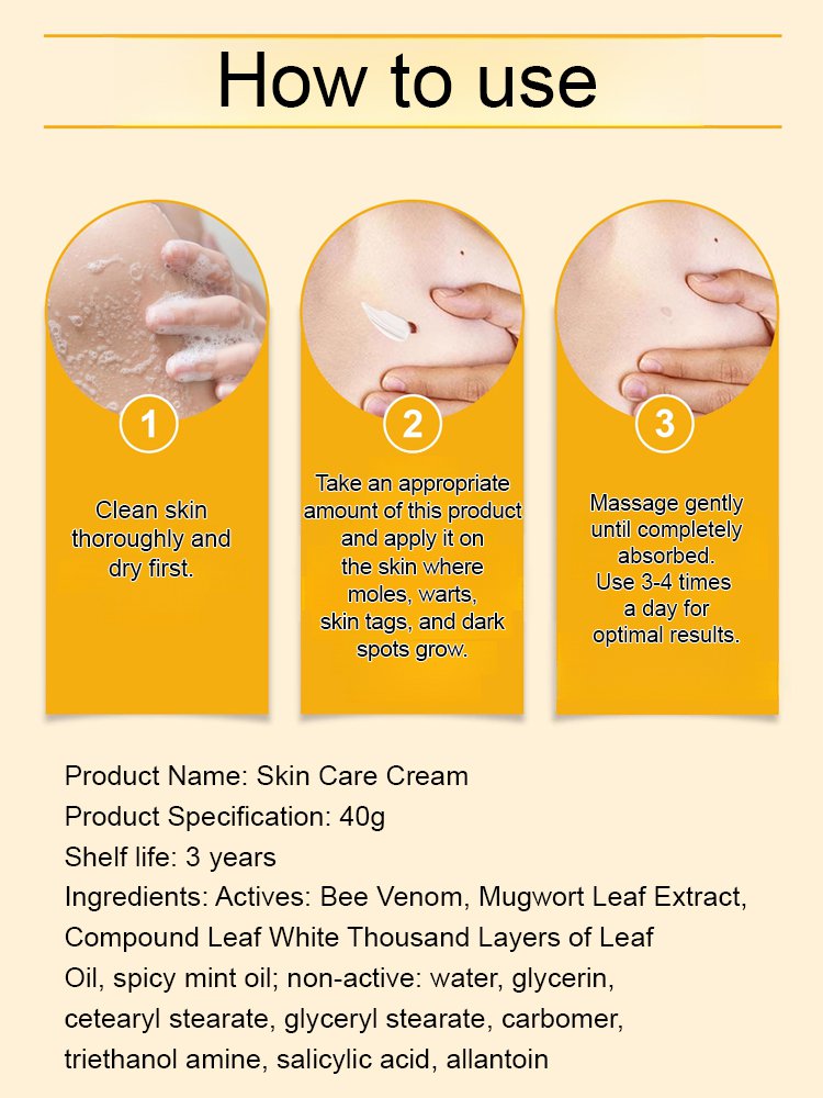 Bee venom skincare cream