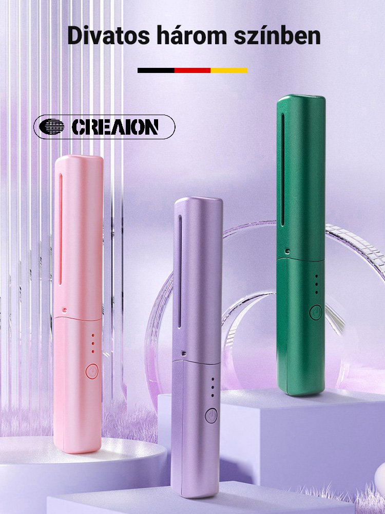 Negatív ionos hajkiegyenesítő, amely nem károsítja a hajat