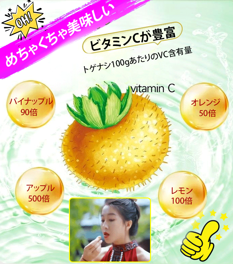 トゲナシの砂糖漬け