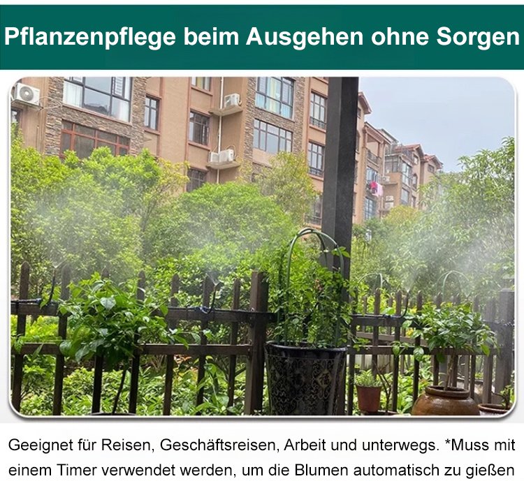 Einfach montierbarer Nebel Sprühkopf