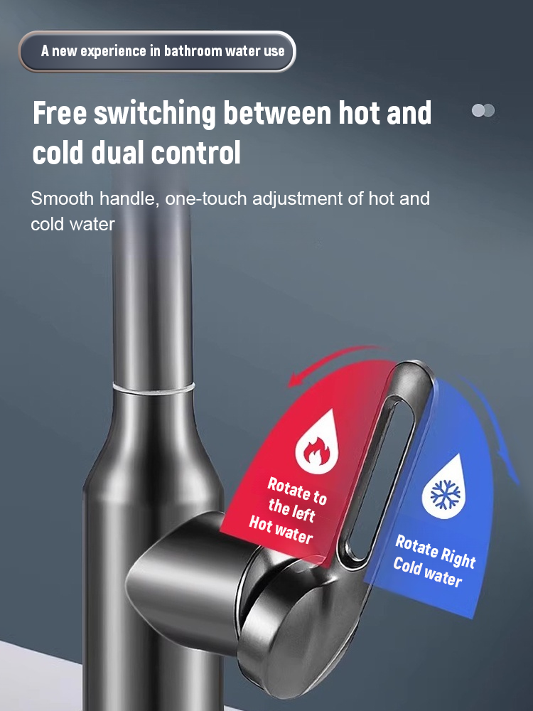 [Universal Swivel] 4-Speed Flying Saucer Faucet