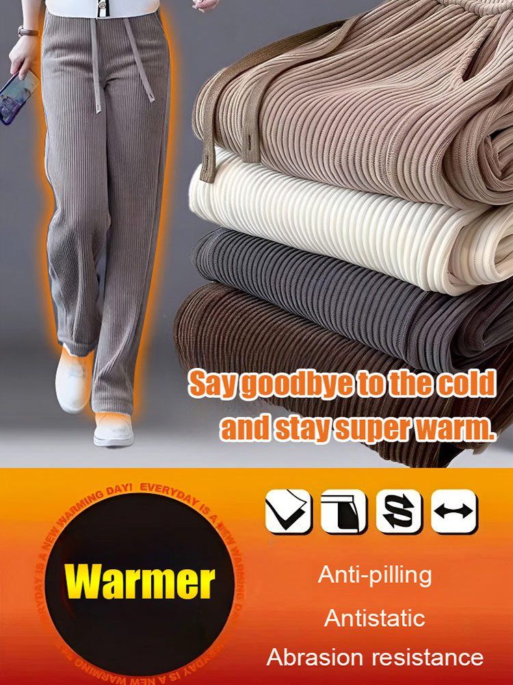 Belly-Hiding, Leg-Lengthening Casual Pants