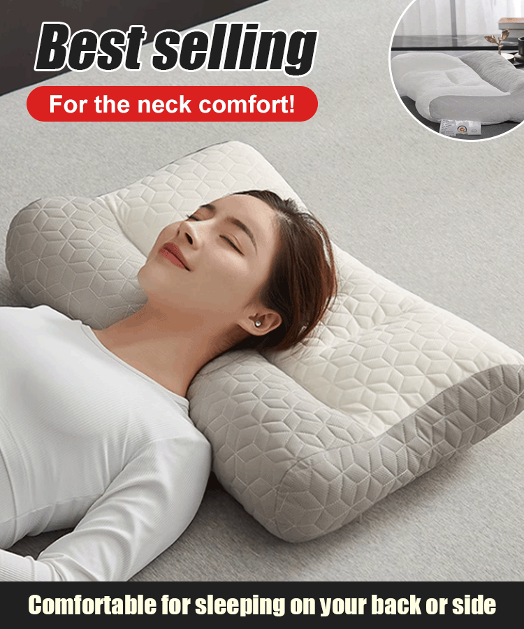 Traction Cervical Latex Pillow