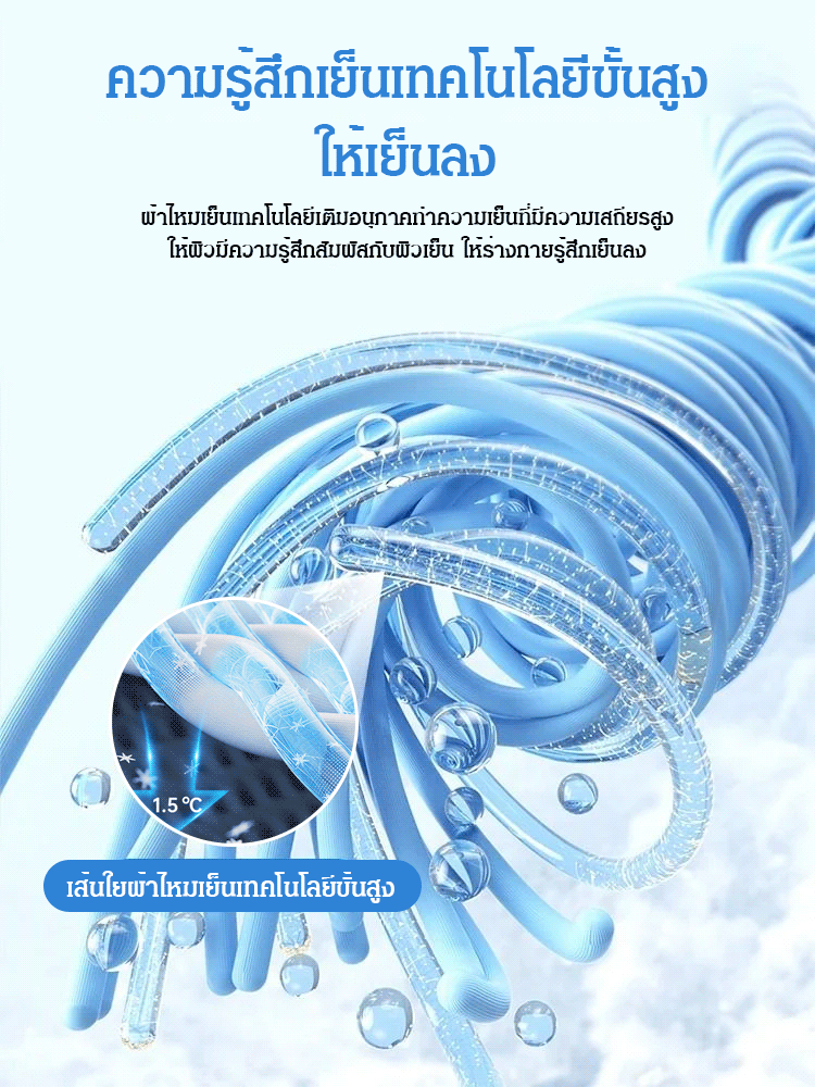 เบาะรองนั่งรถยนต์ผ้าไหมเย็นระบายอากาศ ชุดละ3ใบ