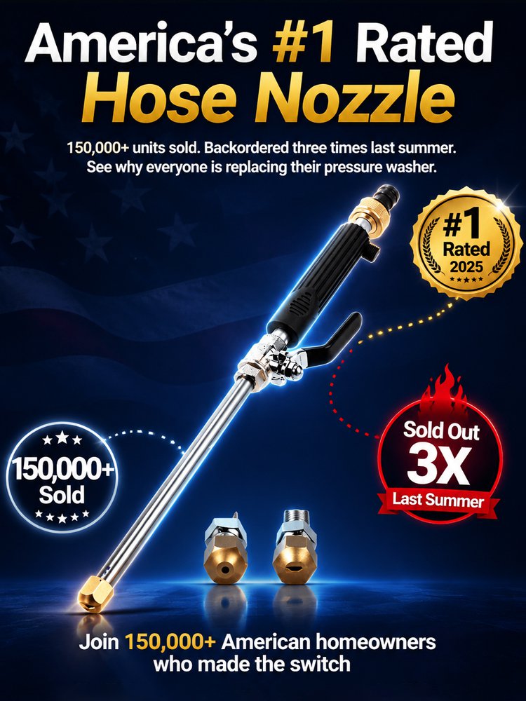Military Grade High Pressure Cleaning Water Gun Nozzle
