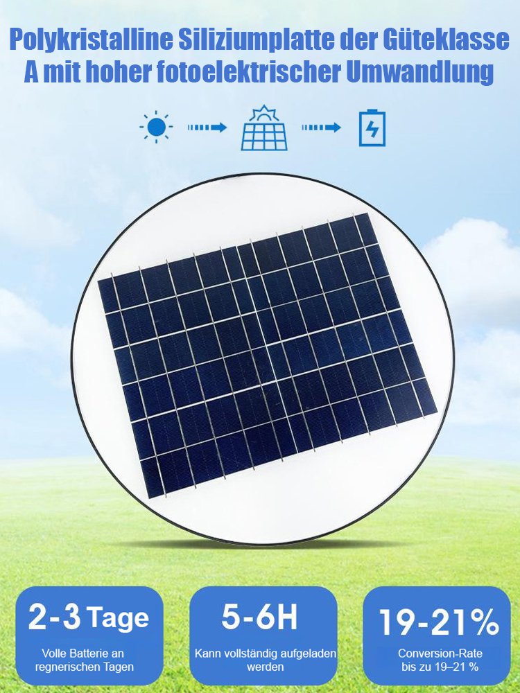 Integriertes Solar-UFO Gartenlicht