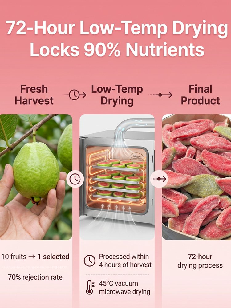 Seedless Red Guava Preserved Fruit