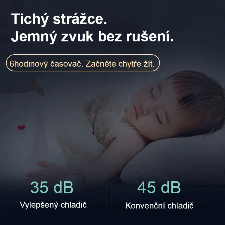 Domácí nástěnná klimatizace s funkcí chlazení a vytápění.