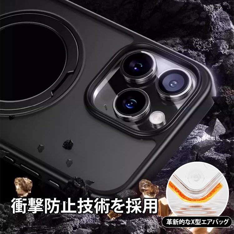 JL-マグネット吸着回転スタンド付きスマホケース