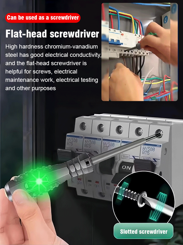 High Torque】High-lighted Colorful Light Stylus Screwdriver