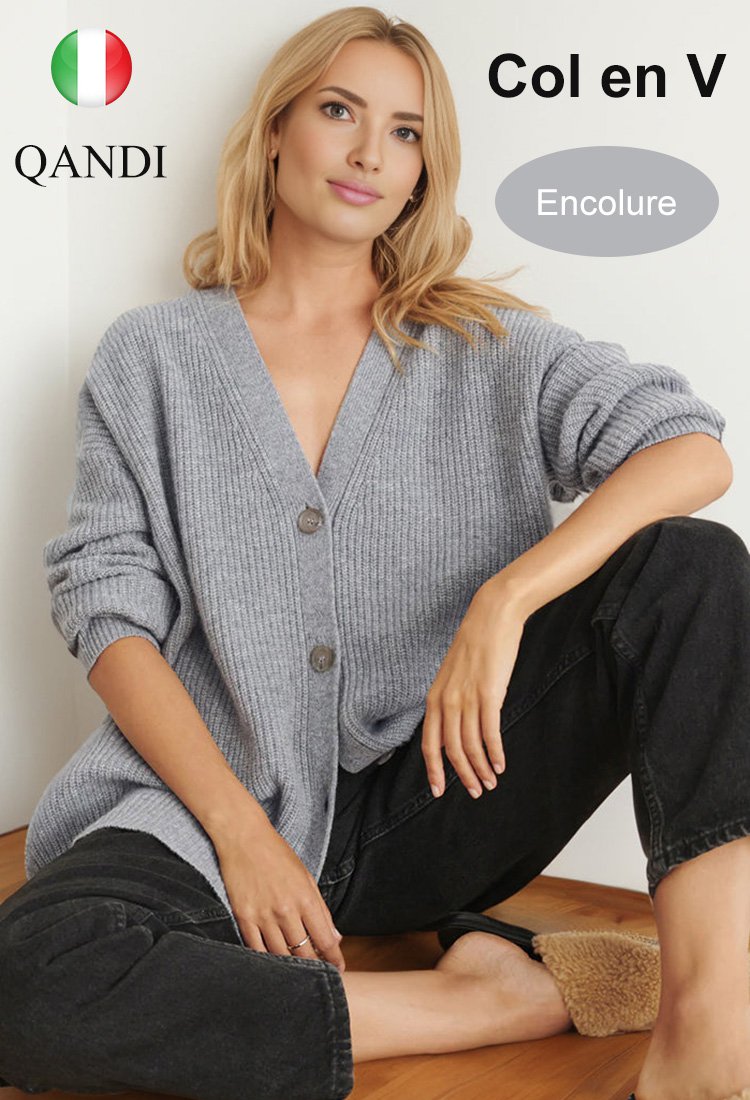 Veste tricotée polyvalente