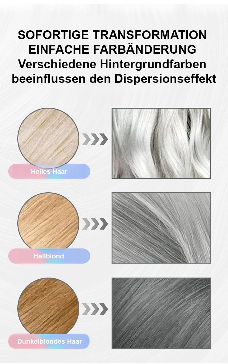 【Ein Jahr farbecht】Reines pflanzliches Extrakt 2-in-1 natürlicher Haarfärbemittel