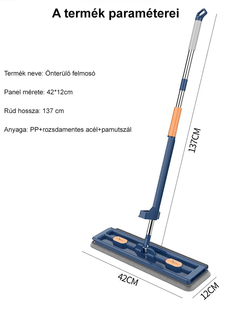 Új nagy lapos felmosó mop