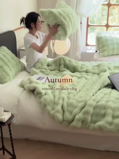 【 零下20℃でも5分以内にぐっすり眠れる】イタリア輸入のベビー用超細フランネル毛布✨保温能力はオーストラリア高級ウールの3倍である