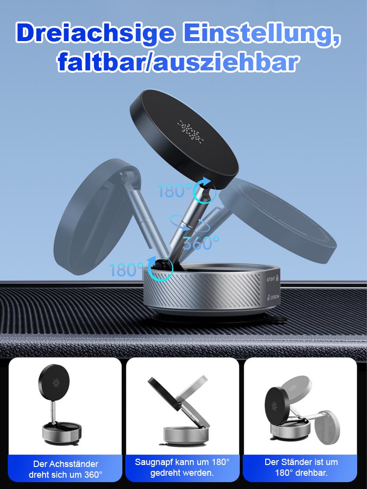 2025 Neues Modell Vakuum-Saug-Magnet-Autohalterung