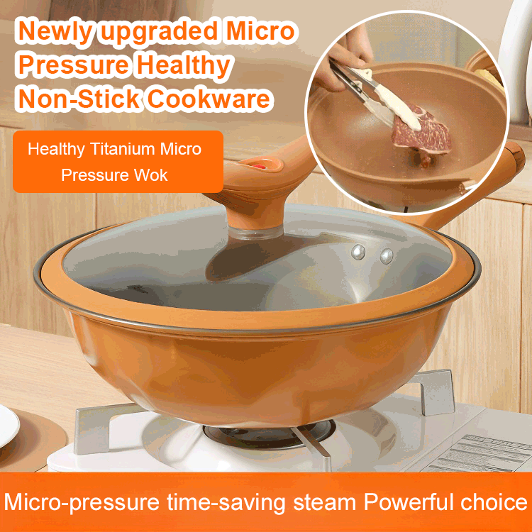 Newly upgraded Micro Pressure Healthy Non-Stick Cookware