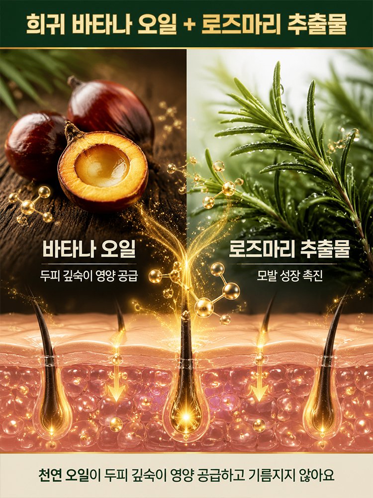 탈모 완화 모발 성장 촉진 샴푸