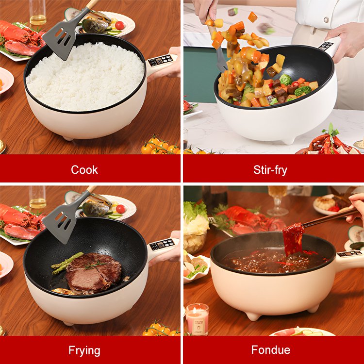 Multifunktionaler intelligenter integrierter elektrischer Wok