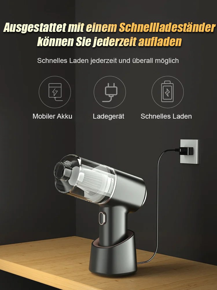 Kabelloser Handstaubsauger mit hoher Saugkraft