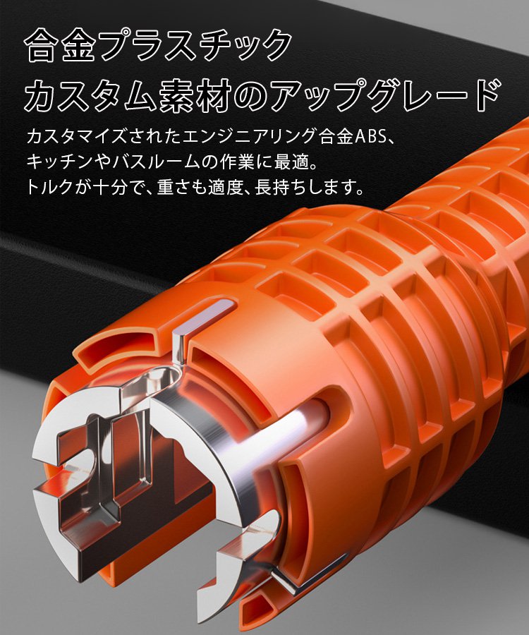 多規格対応水栓レンチ