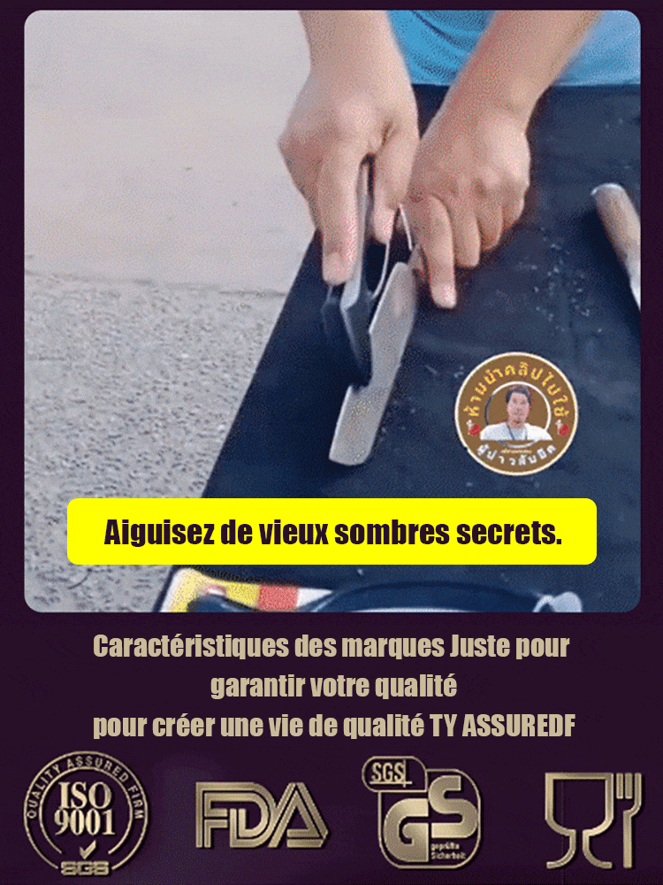 【1S Sharp】 Aiguiseur de couteaux à poignée unique