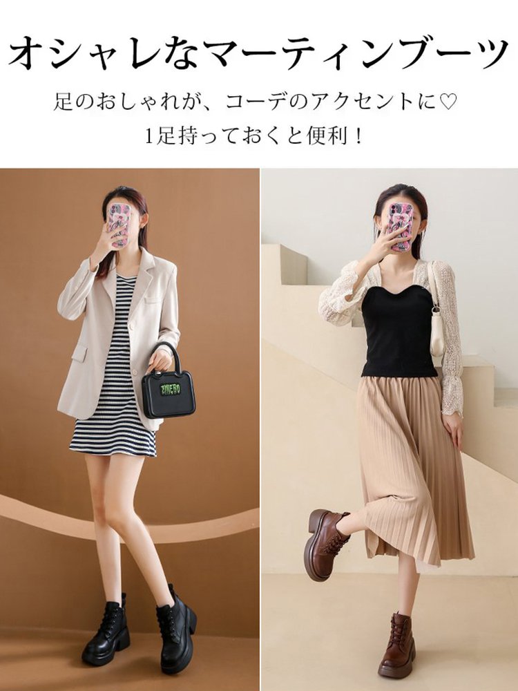 サイドジップショートブーツ