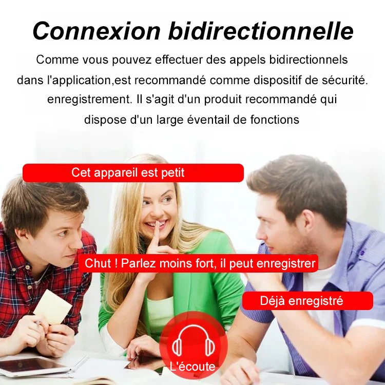 Caméra de surveillance intelligente WiFi à distance