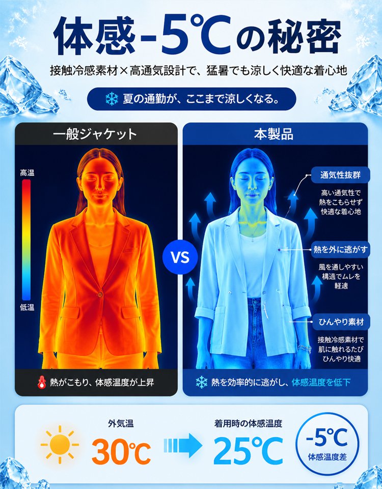 ダブルブレスト・ゆったりシルエット薄手レディースジャケット