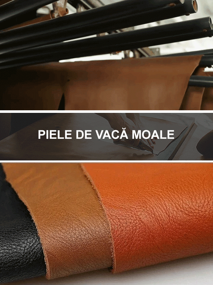Pantofi versatili din piele pentru bărbați cu model crocodil