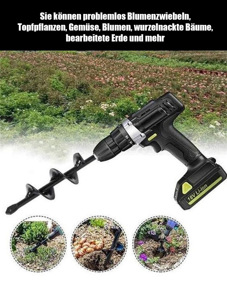 Ergonomischer Griff des Schneckenbohrers für einfache Handhabung