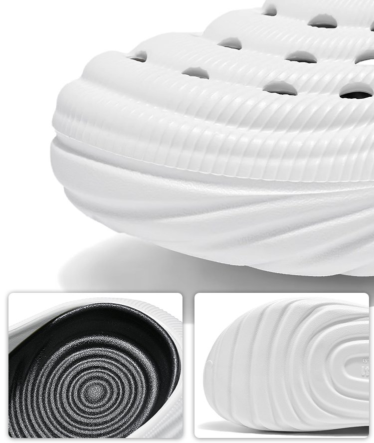 [Increase height by 5cm, support the arch of the foot] Men's two-way hole shoes