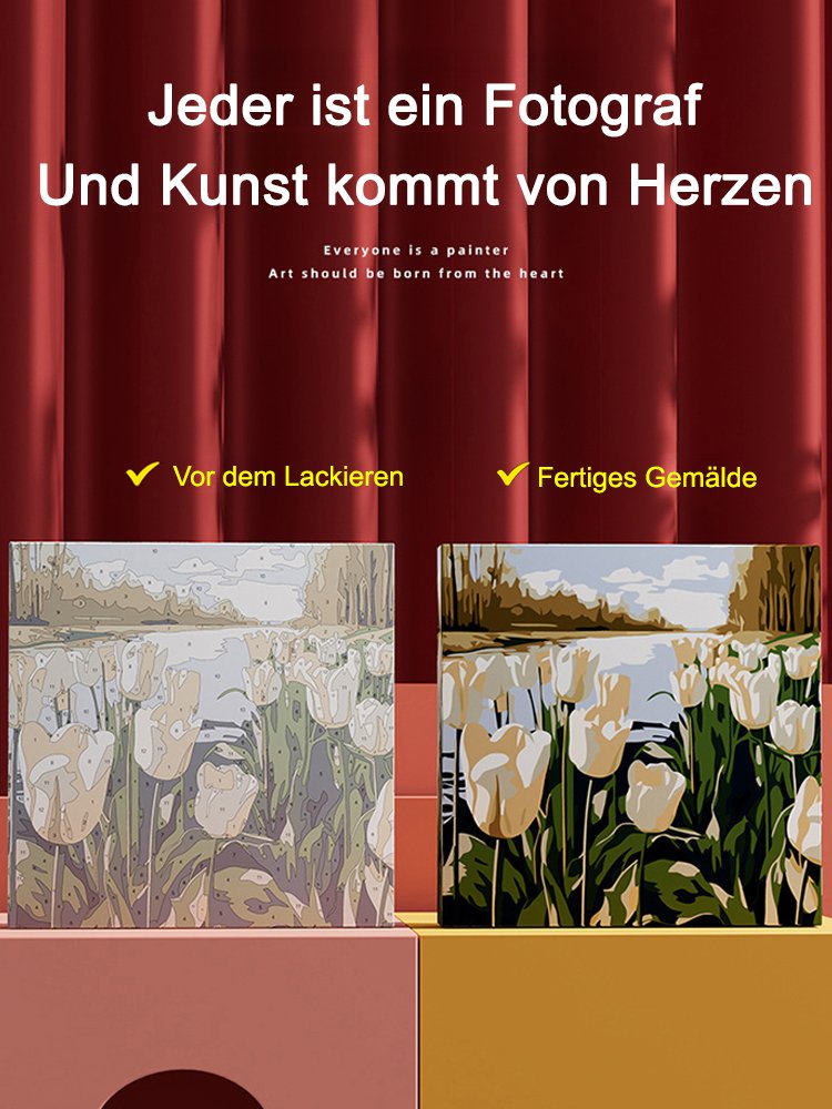 Digitales Ölgemälde, handgemachtes dekoratives Gemälde zum Selbermachen